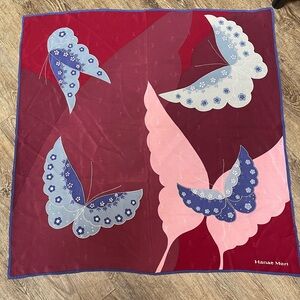 Hanae Mori silk scarf